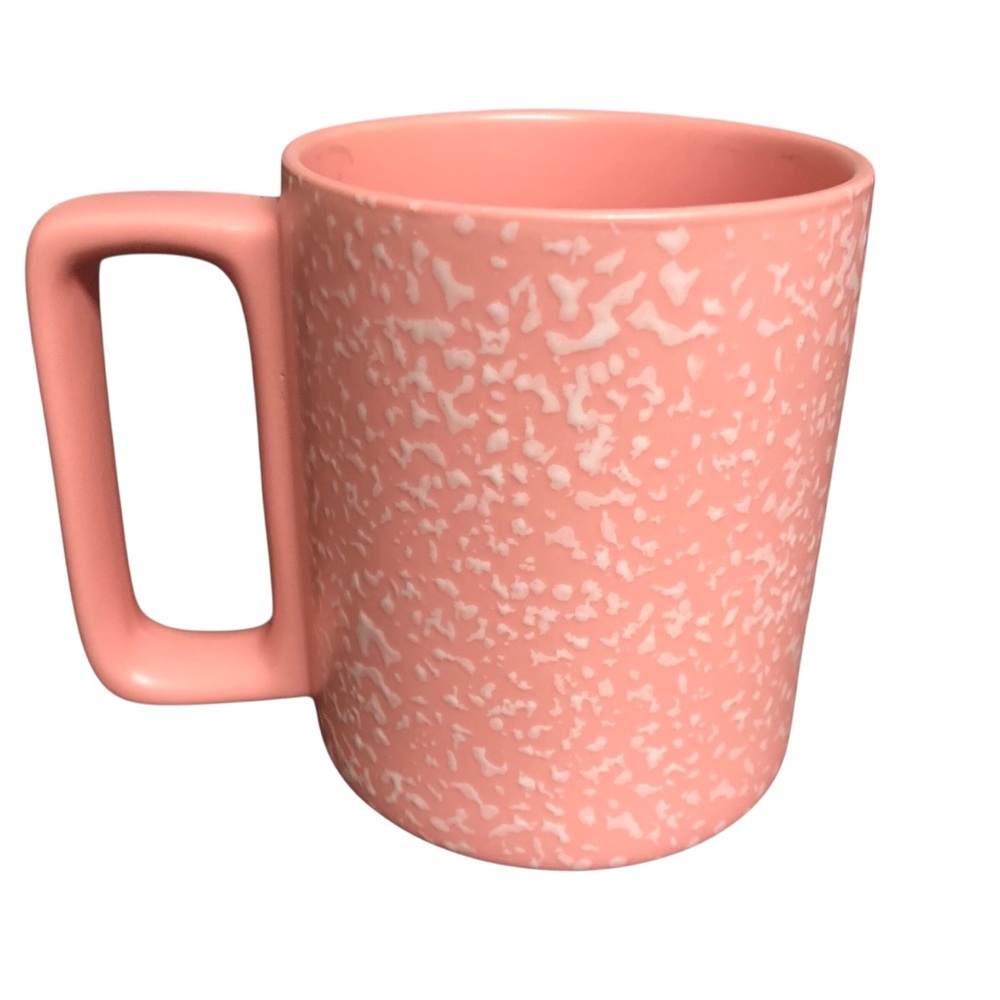Starbucks Pink & White‎ Speckle Coffee Tea Cup Mug 12oz - Valentine’s Day 2019